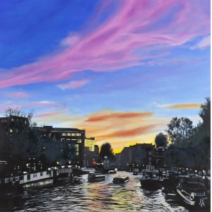 Joanna Abra (née en 1986), Sky over Amsterdam, 2025