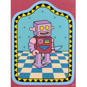Anna Shcheglova (ur. 1988), Robocik kłopocik z cyklu Vintage toys, 2025