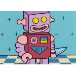 Anna Shcheglova (ur. 1988), Robocik kłopocik z cyklu Vintage toys, 2025