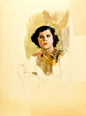 Ludwik MACIĄG (1920-2007), Portret kobiety