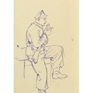 Ludwik MACIĄG (1920-2007), Żołnierz z karabinem