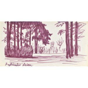 Ludwik MACIĄG (1920-2007), Na skraju lasu