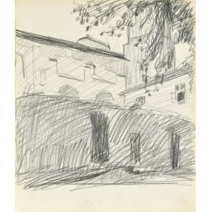 Stanislaw KAMOCKI (1875-1944), View of the Tyniec church from the northeast side, summer 1903