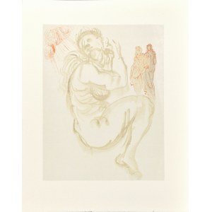 Salvador DALI (1904-1989), La Divine Comédie - Le Purgatoire - Chant XIX, 1963.