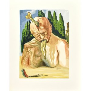 Salvador DALI (1904-1989), La Divine Comédie - L'Enfer (Hell) - Chant XXVII, 1963.