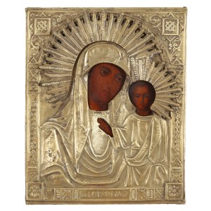 Rosja, Ikona- Matka Boska Kazańska, XIX/XX w.