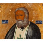 Rosja, Ikona - Św. Serafin, XIX/XX w.