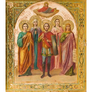 Rosja, Ikona - Zgromadzenie Świętych, XIX/XX w.