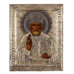 Rosja, Ikona - Św. Mikołaj, XIX/XX w.