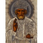 Rosja, Ikona - Św. Mikołaj, XIX/XX w.