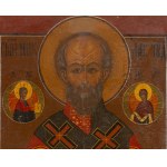 Rosja, Ikona - Św. Mikołaj Cudotwórca, 1 poł. XIX w.