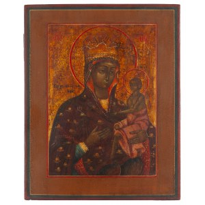 Rosja, Ikona - Matka Boska Hodegetria, około poł. XIX w.