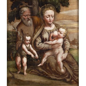 Northern Italian School, Holy Family, 17th century.