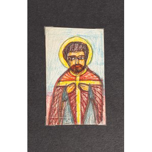 Nikifor Krynicki (1895 Krynica - 1968 Folusz), Portret Świętego
