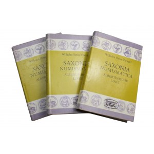W. E. Tentzel Saxonia Numismatica. Ernestinische Linie - reprint. Transpress Reprint, Berlin 1982 Volumes: I, II, III - complete.