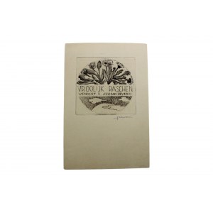 Exlibris - Juliaan Severin, podpis ołówkiem 1938 r. Belgia