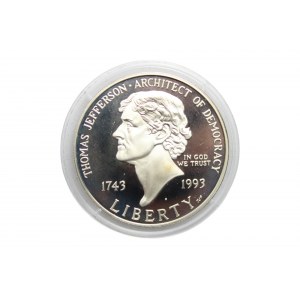 USA, $1 1993 - Thomas Jefferson