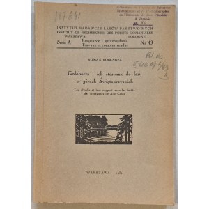 Kobendza R. - Gołoborza i ich stosunek do lasu w Górach Świętokrzyskich [1939]