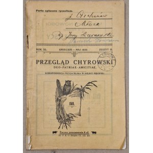 [Chyrów] Przegląd Chyrowski z lat 1926-39, XII sprawozdanie z 1905 [zbiór]