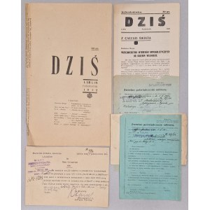 [Areszt dla broszury] Dziś, Jednodniówka, Lublin, Październik 1932 [Zandberg (Piach), Gołąb]