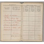 Spis wykładów i ćwiczeń KUL z lat 1936-39 [legitymacja, Józef Pietras z Wolicy - pedagogika]