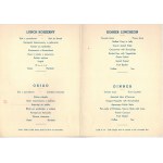 [M/S Piłsudski, Menu] - Menu na dzień 6.VI.1936 [na okładce Pomnik Kościuszki w Krakowie]