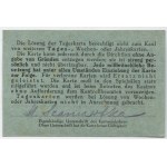 [Sopot] Kasino Zoppot Tageskarte no 11725, 4 listopada 1928. [karta wstępu do kasyna]
