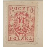 [Album pocztówek] Warszawa Serja II [15 k., znaczki z ok. 1919, A. Chlebowski i S. Michałowski]