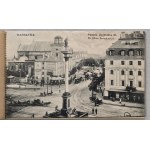 [Album pocztówek] Warszawa Serja II [15 k., znaczki z ok. 1919, A. Chlebowski i S. Michałowski]