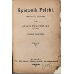 Cybulski J., Śpiewnik Polski, 1899 [Dedykacja autora dla Jana Białego, budowniczego]