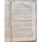 Gazeta Rządowa Królestwa Polskiego 3 kw. 1841 r. [odszkodowania za straty w pożarach, loterie]