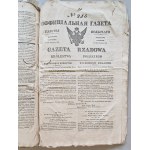 Gazeta Rządowa Królestwa Polskiego 3 kw. 1841 r. [odszkodowania za straty w pożarach, loterie]