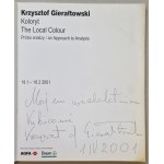 Krzysztof Gierałtowski - Koloryt - Próba analizy. 2001 [ded. z autografem K. Gierałtowskiego]