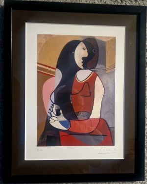 Pablo Picasso (1881-1973), Seated woman (Siedząca kobieta)