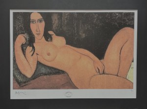 Amedeo Modigliani (1884 - 1920), Nu couché aux cheveux dénoués (Akt z rozpuszczonymi włosami)