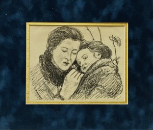 Wlastimil Hofman (1881-1979), Matka z dzieckiem, 1928