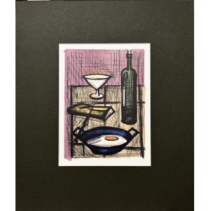 Bernard Buffet (1928 -1999), L'Oeuf sur le Plat (Jajko sadzone) z cyklu Nature Morte