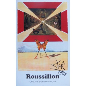 Salvador Dali (1904-1989), Roussillon 1969, z Serii Suite Papillon