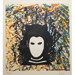 Salvador Dalí (1904 - 1989), Hidden face  z cyklu Les Vitraux, 1974