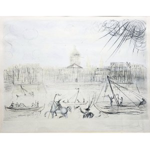 Salvador Dalí (1904 - 1989), „Academie des Beaux Arts” (Akademia Sztuk Pięknych), 1975