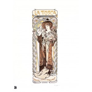 Alfons Mucha (1860 - 1939), La Tosca
