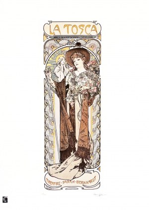 Alfons Mucha (1860 - 1939), La Tosca