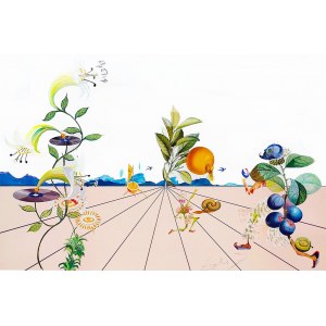 Salvador Dalí (1904 - 1989), Pamplemousse Érotique z cyklu Flordali - Les Fruits