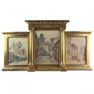 Tadeusz (father) CIEŚLEWSKI (1870-1956), Warsaw Triptych