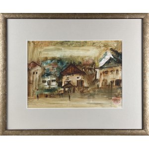 Daniel Jerzy de TRAMECOURT (1950-2015), Landscape from Kazimierz