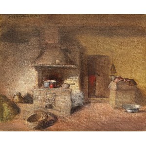 Jerzy GNATOWSKI (1928 Łomża - 2012 Kazimierz Dolny), House with a stove