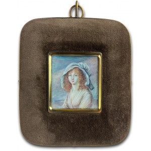 Jerzy WINKLER (1938 Poznań - 2021), Portrait of a Woman by Périn