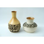 2 duże ceramiczne wazony, E. Niemirowski