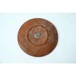 Piatto astratto in ceramica, ''Stoneware'' Bald Mountain.