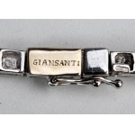 GIANSANTI Diamant-Halbsteifes Goldcollier